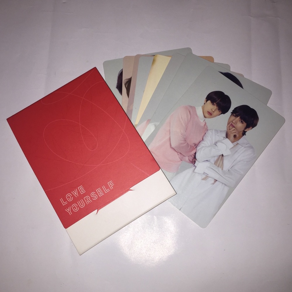 FULL OFFICIAL BTS LOVE YOURSELF TOUR PHOTOCARD SET